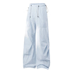 Cargo Pants Wide Leg Quick-Drying Zip Pockets