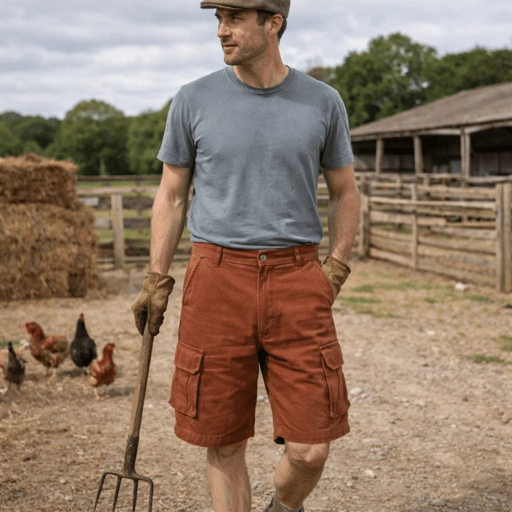 Cargo Shorts Lightweight Breathable Multiple Pockets