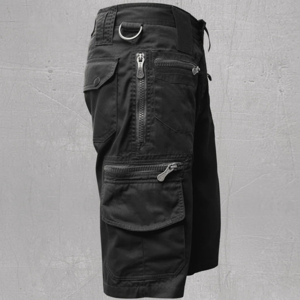 Cargo Shorts Multi-Pocket Loose Fit Durable Fabric