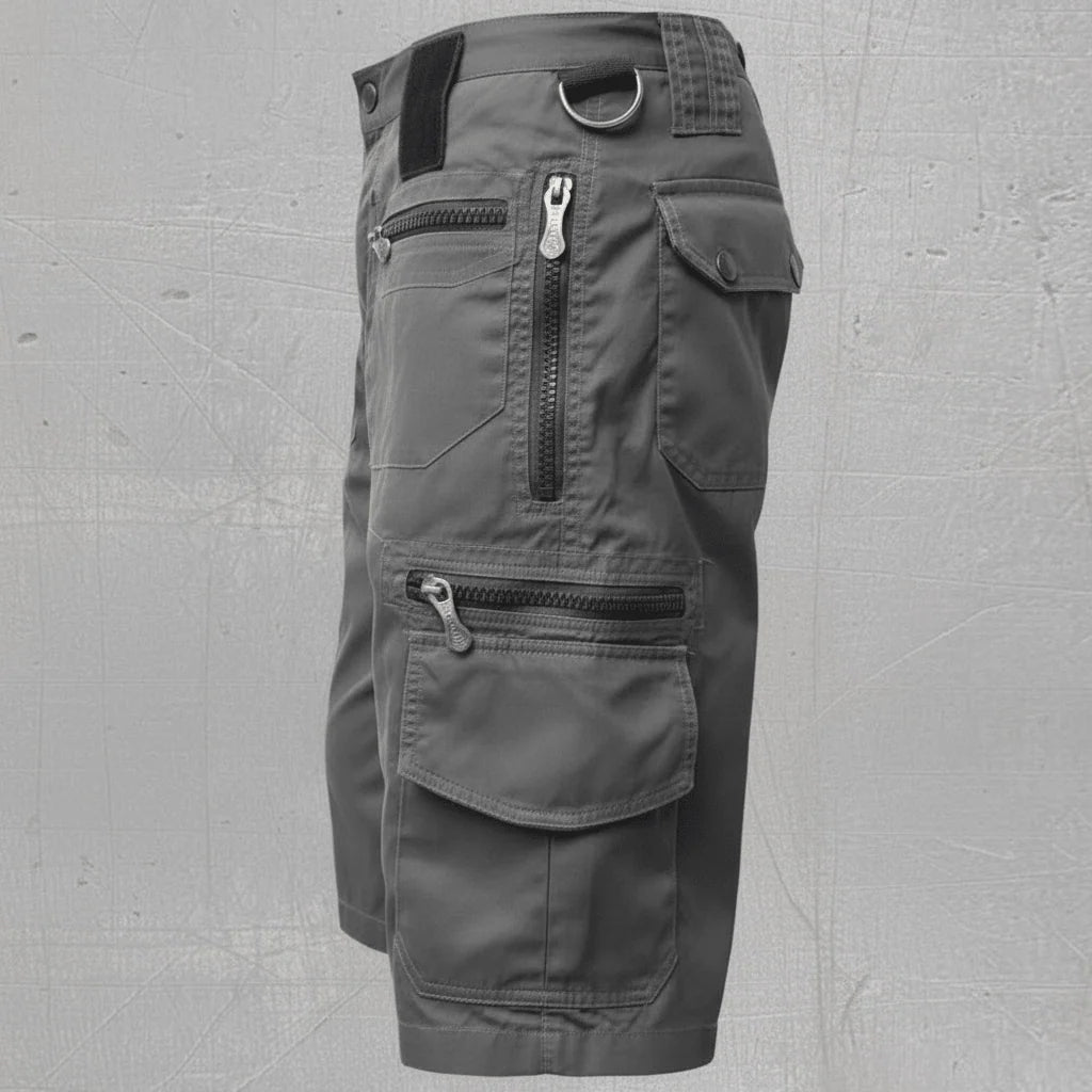 Cargo Shorts Multi-Pocket Loose Fit Durable Fabric
