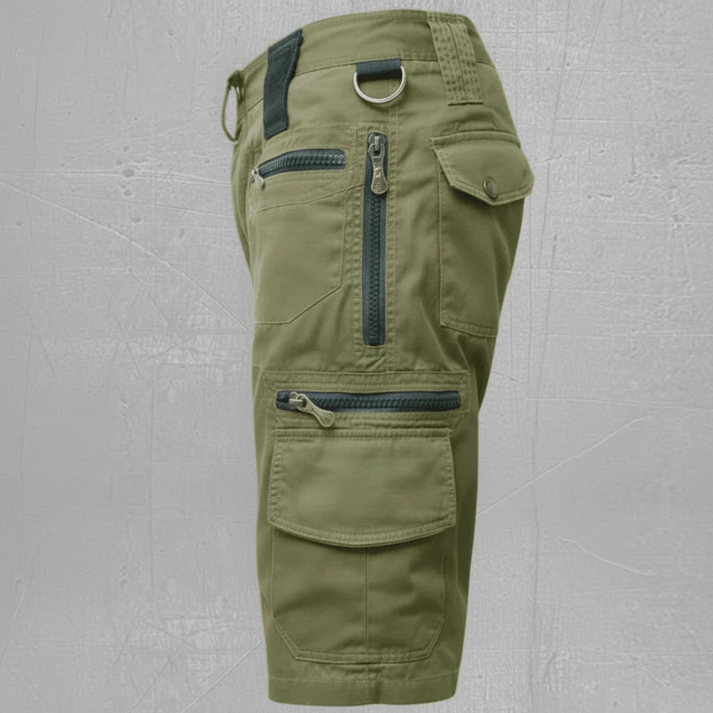 Cargo Shorts Multi-Pocket Loose Fit Durable Fabric