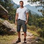 Cargo Shorts Multi-Pocket Loose Fit Durable Fabric