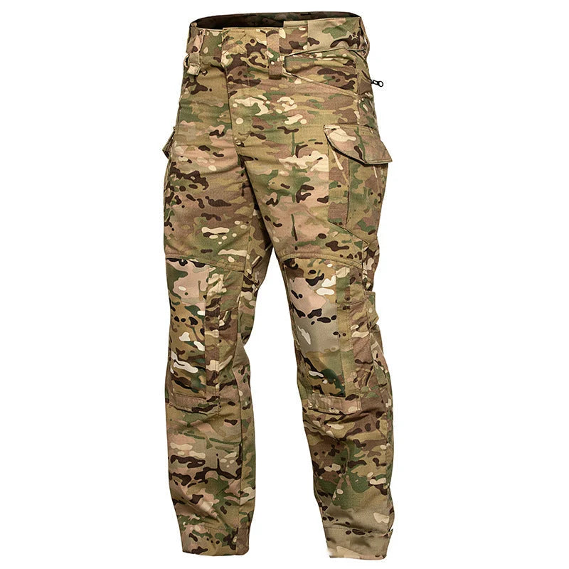 Cargo Trousers Ripstop Six Pockets Reinforced Knees