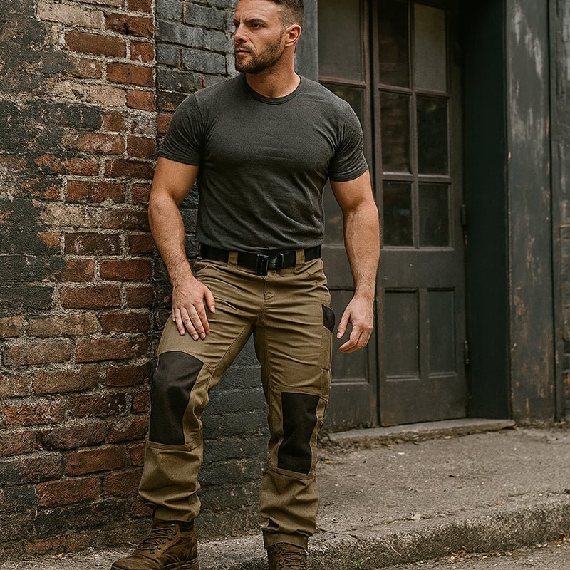 Cargo Trousers Ripstop Six Pockets Reinforced Knees