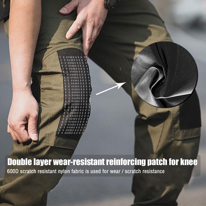 Cargo Trousers Ripstop Six Pockets Reinforced Knees