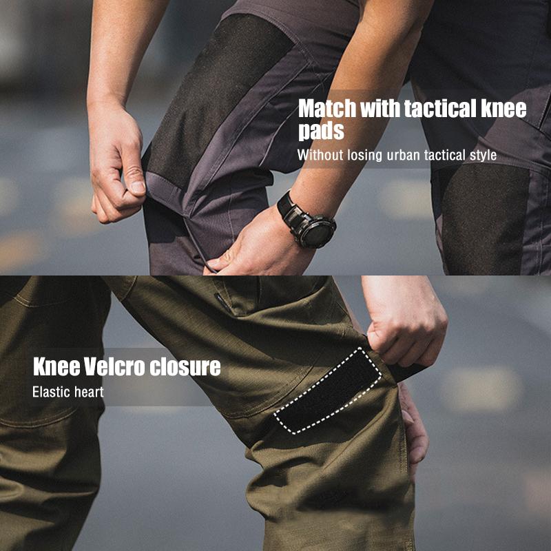 Cargo Trousers Ripstop Six Pockets Reinforced Knees