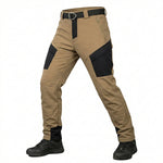 Cargo Trousers Water-Resistant Fleece-Lined Six Pockets