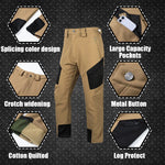 Cargo Trousers Water-Resistant Fleece-Lined Six Pockets