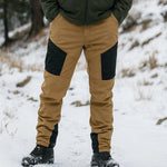 Cargo Trousers Water-Resistant Fleece-Lined Six Pockets