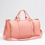 Carry-On Bag Water-Resistant PU Leather Built-In Hanging System