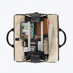 Carry-On Bag Water-Resistant PU Leather Built-In Hanging System
