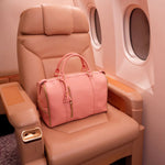 Carry-On Bag Water-Resistant PU Leather Built-In Hanging System