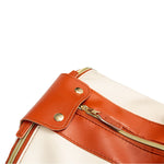 Carry-On Bag Water-Resistant PU Leather Built-In Hanging System