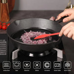 Cast Iron Skillet Even Heat Stovetop & Oven Compatible