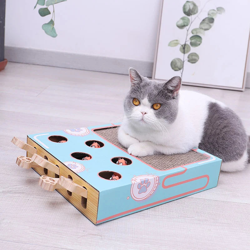 Cat Activity Center Multi-Level 3-in-1 Corrugated Scratcher