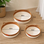 Cat Bed Hand-Woven Cotton Rope Cozy Resting Spot