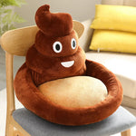 Cat Bed House Plush Poop Emoji Design Cozy Enclosed Retreat