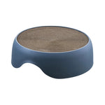 Cat Bed & Scratching Lounge Reversible Plush Replaceable Scratcher