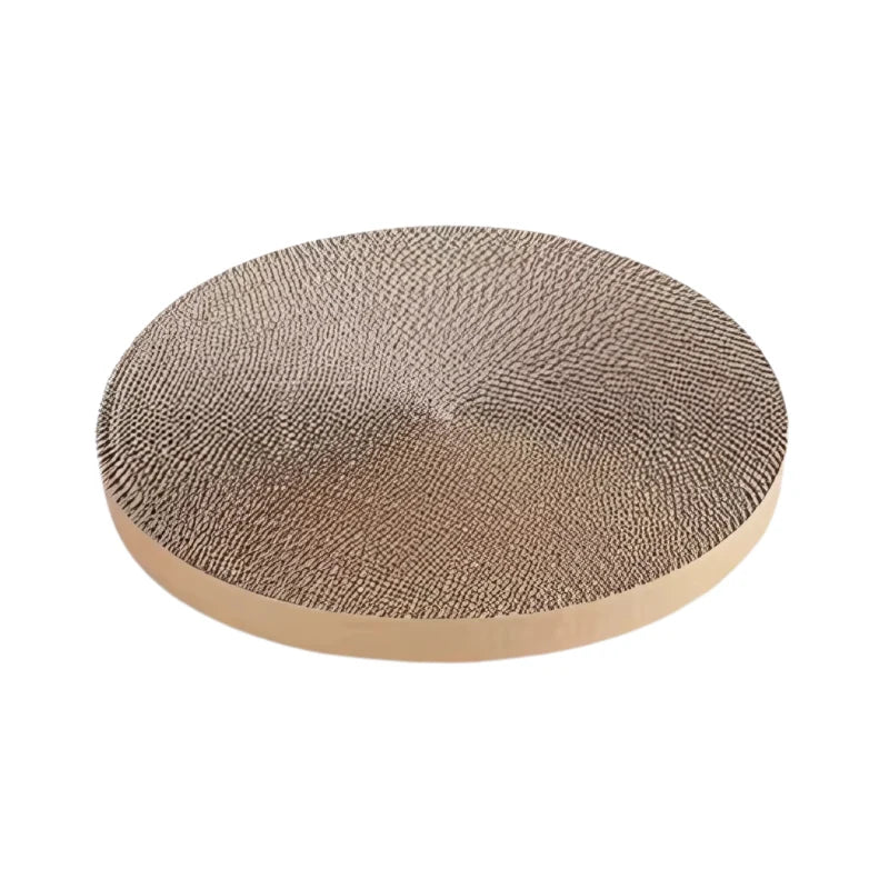 Cat Bed & Scratching Lounge Reversible Plush Replaceable Scratcher