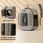 Cat Carrier Backpack Breathable Mesh Zipper Closure