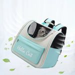 Cat Carrier Bag Transparent Breathable Adjustable Strap