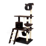 Cat Climbing Tree Multi-Level Natural Wood 156 Cm