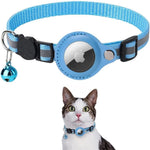 Cat Collar Reflective Adjustable Quick-Release GPS Tracker Holder