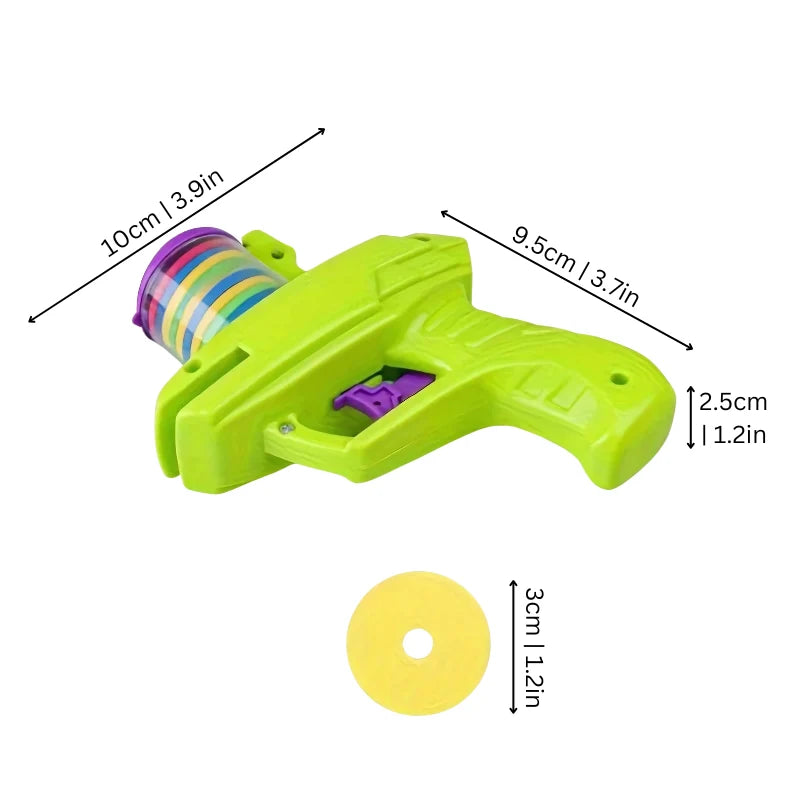 Cat Disc Launcher Soft Foam No Batteries Set of 15