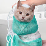 Cat Grooming Bag Breathable Scratch-Resistant Mesh