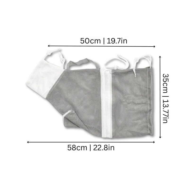 Cat Grooming Bag Breathable Scratch-Resistant Mesh