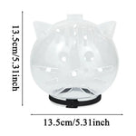 Cat Grooming Helmet Transparent Ventilated ABS Dome