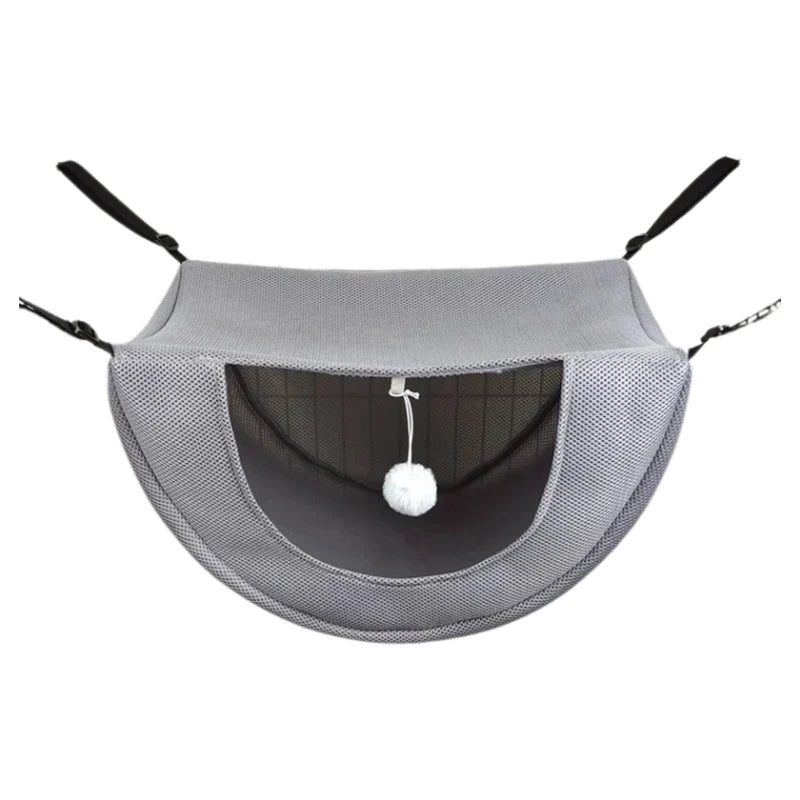 Cat Hammock Bed Breathable Mesh & Adjustable Straps