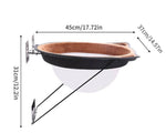 Cat Hammock Window-Mounted Adhesive Metal Frame Plush Pad