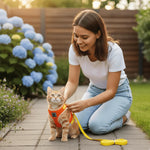 Cat Harness Escape-Resistant Adjustable Reflective With Leash