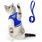 Cat Harness Escape-Resistant Adjustable Reflective With Leash