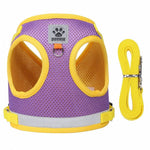 Cat Harness Escape-Resistant Adjustable Reflective With Leash
