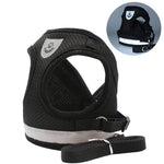 Cat Harness Escape-Resistant Adjustable Reflective With Leash