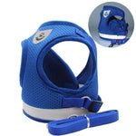 Cat Harness Escape-Resistant Adjustable Reflective With Leash