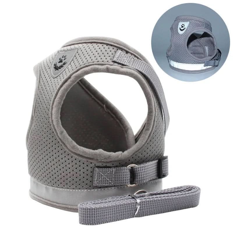 Cat Harness Escape-Resistant Adjustable Reflective With Leash