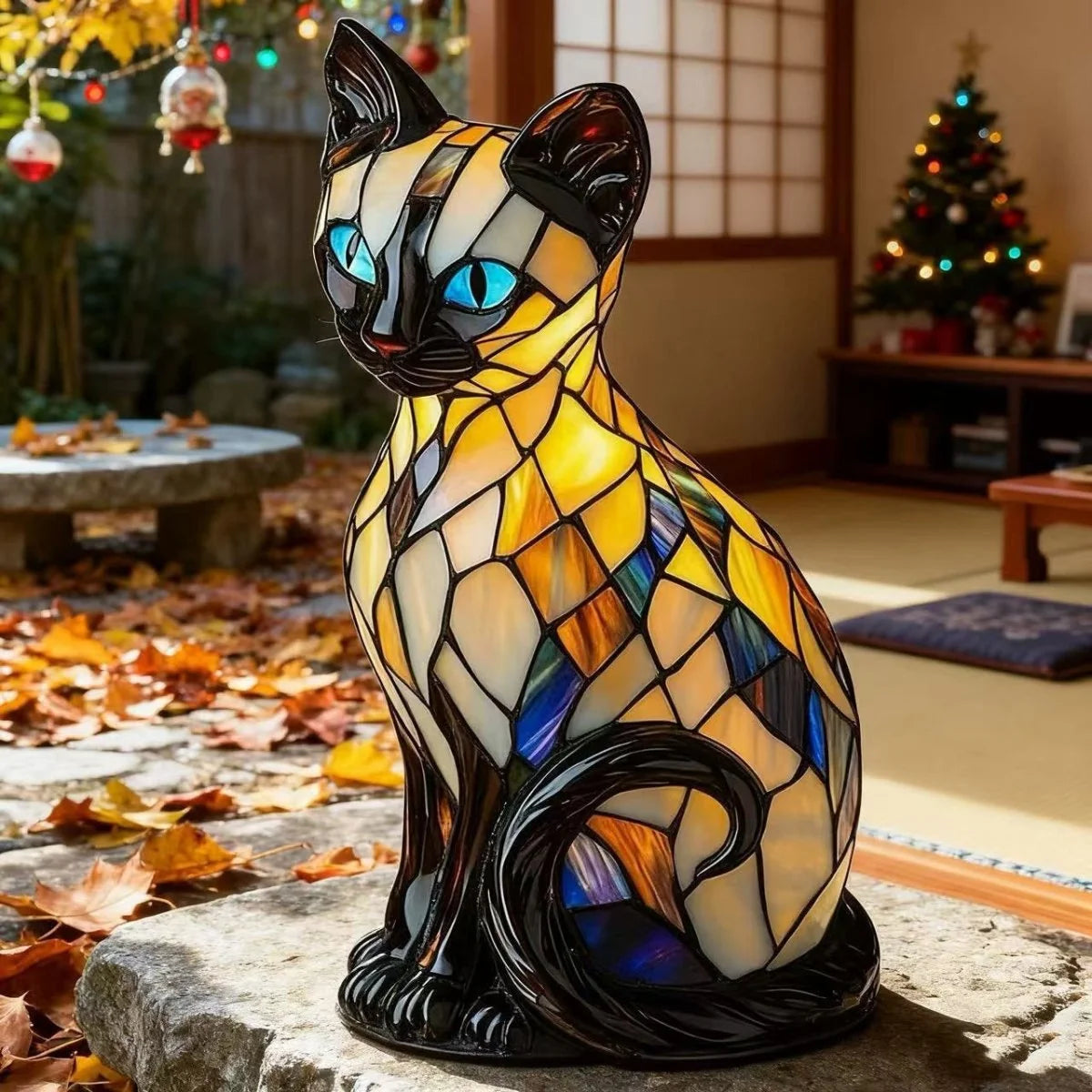 Cat Lamp Soft Warm Light Compact Portable Design