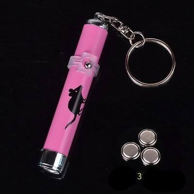 Cat Laser Pointer Animated Mouse Pattern Batteries Included