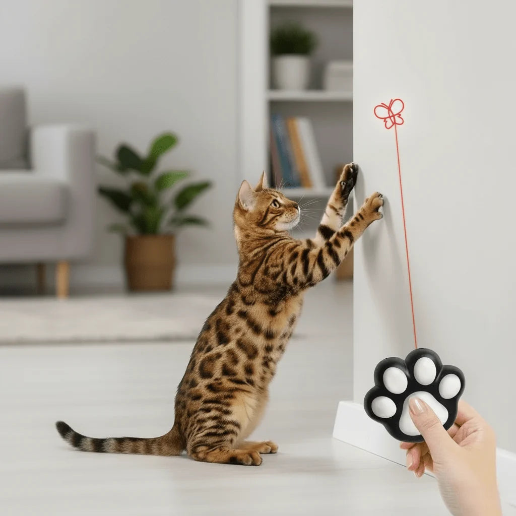 Cat Laser Toy Five Adjustable Light Patterns Automatic Timer