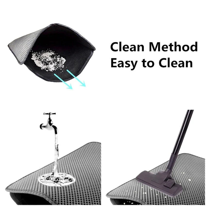 Cat Litter Mat Waterproof Non-Slip Easy-Clean