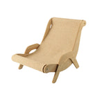 Cat Lounge Chair Sisal Scratcher & Wood Frame