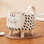 Cat Mug Ceramic Cat-Shaped Design 11.8 Oz Capacity