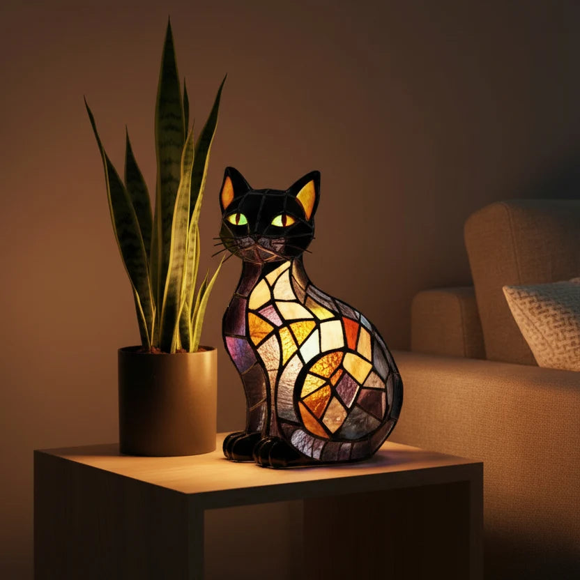 Cat Night Light Silicone Rechargeable Touch Control Soft LED Glow