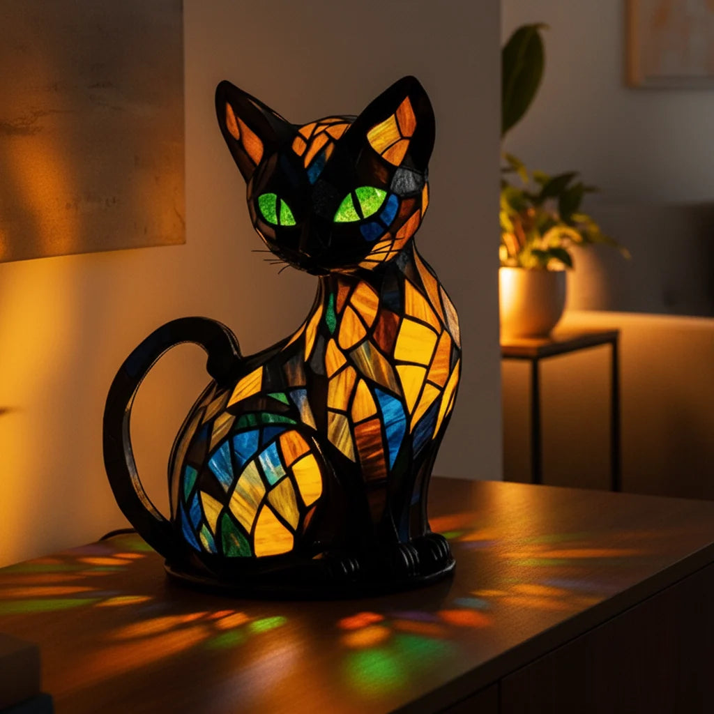 Cat Night Light Silicone Rechargeable Touch Control Soft LED Glow