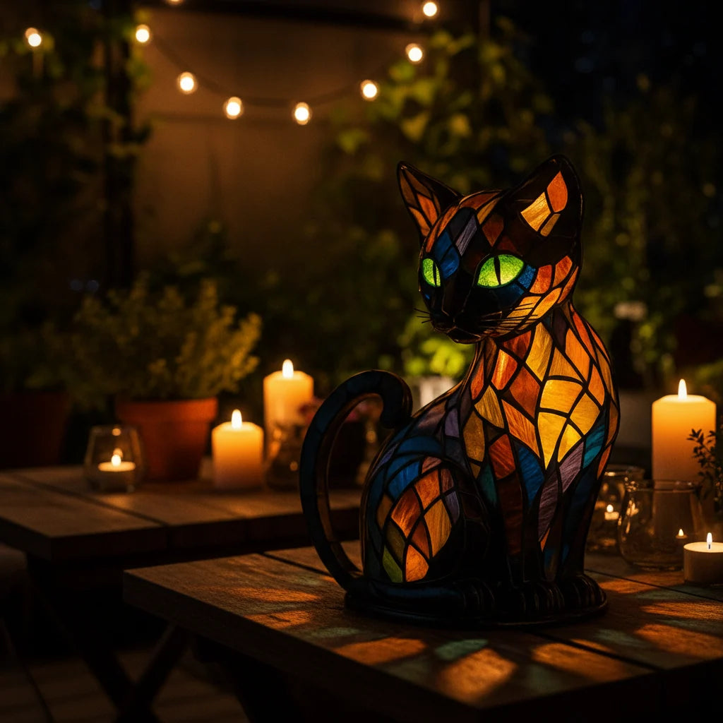 Cat Night Light Silicone Rechargeable Touch Control Soft LED Glow