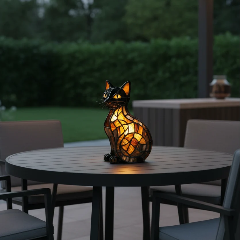 Cat Night Light Silicone Rechargeable Touch Control Soft LED Glow
