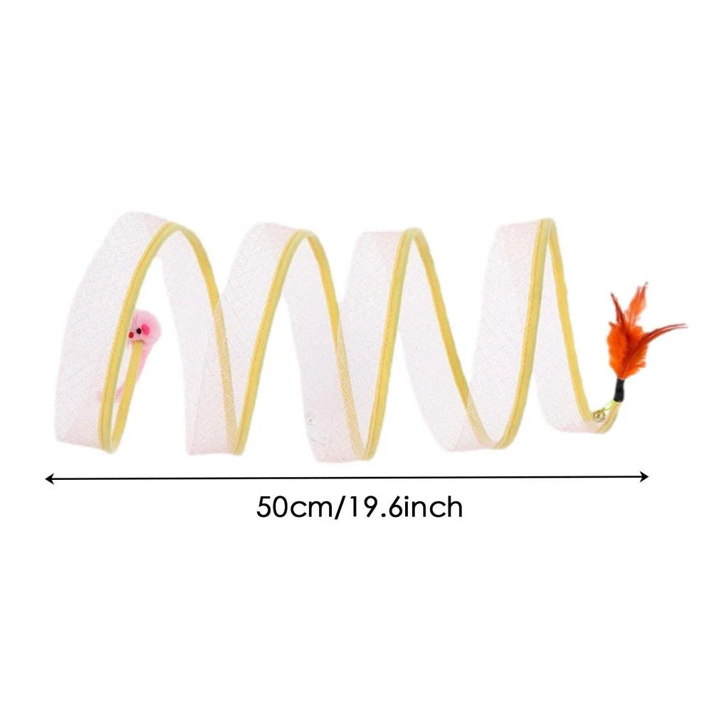 Cat Play Tunnel Durable Spring Design Set of 2